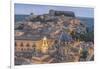 Italy, Sicily, Ragusa, Looking down on Ragusa Ibla at Dusk-Rob Tilley-Framed Photographic Print