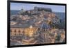 Italy, Sicily, Ragusa, Looking down on Ragusa Ibla at Dusk-Rob Tilley-Framed Photographic Print