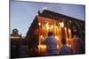 Italy, Sicily Region, Festival of Saint Agatha, Devotees Light Candles on the "Fercolo"-null-Mounted Giclee Print