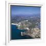 Italy, Sicily Region, Palma Di Montechiaro, Castle of Montechiaro, Aerial View-null-Framed Giclee Print