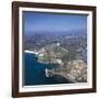 Italy, Sicily Region, Palma Di Montechiaro, Castle of Montechiaro, Aerial View-null-Framed Giclee Print