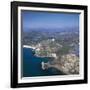 Italy, Sicily Region, Palma Di Montechiaro, Castle of Montechiaro, Aerial View-null-Framed Giclee Print