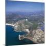 Italy, Sicily Region, Palma Di Montechiaro, Castle of Montechiaro, Aerial View-null-Mounted Giclee Print