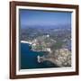 Italy, Sicily Region, Palma Di Montechiaro, Castle of Montechiaro, Aerial View-null-Framed Giclee Print