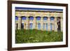 Italy, Sicily, Segesta. The Greek temple is made of 36 columns.-Michele Molinari-Framed Photographic Print