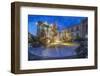 Italy, Sicily, Syracuse, Twilight Piazza Archimede-Rob Tilley-Framed Photographic Print