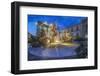 Italy, Sicily, Syracuse, Twilight Piazza Archimede-Rob Tilley-Framed Photographic Print