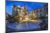 Italy, Sicily, Syracuse, Twilight Piazza Archimede-Rob Tilley-Mounted Photographic Print