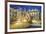 Italy, Sicily, Syracuse. Twilight Piazza Archimede-Rob Tilley-Framed Premium Photographic Print