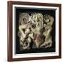 Italy, Sicily, Syracuse, Winged Gorgon Running, Terracotta-null-Framed Giclee Print