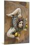 Italy, Sicily, Taormina, ceramic woman with lemons on wall.-Merrill Images-Mounted Photographic Print