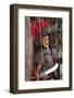 Italy, Sicily, Taormina, knight marionette puppet.-Merrill Images-Framed Photographic Print