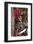 Italy, Sicily, Taormina, knight marionette puppet.-Merrill Images-Framed Photographic Print