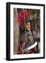 Italy, Sicily, Taormina, knight marionette puppet.-Merrill Images-Framed Photographic Print