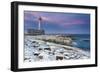 Italy, Sicily, the Santa Croce Lighthouse in Augusta, Taken at Sunset-Alfonso Morabito-Framed Photographic Print