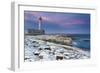 Italy, Sicily, the Santa Croce Lighthouse in Augusta, Taken at Sunset-Alfonso Morabito-Framed Photographic Print