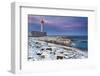 Italy, Sicily, the Santa Croce Lighthouse in Augusta, Taken at Sunset-Alfonso Morabito-Framed Photographic Print