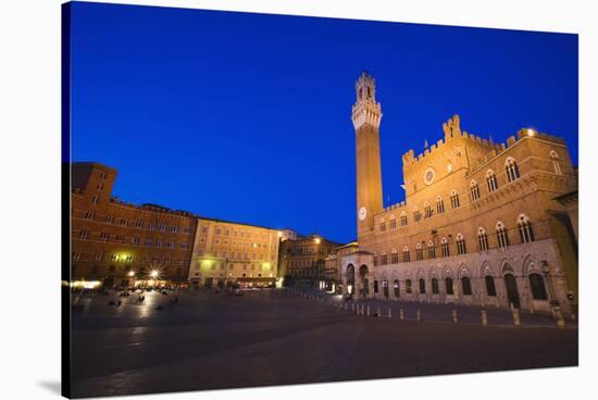 Italy, Siena. Medieval Piazza del Campo square-Jaynes Gallery-Stretched Canvas