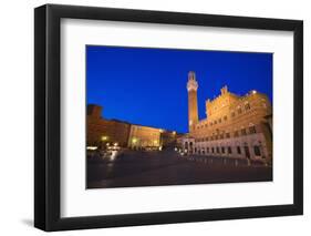 Italy, Siena. Medieval Piazza del Campo square-Jaynes Gallery-Framed Photographic Print