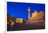 Italy, Siena. Medieval Piazza del Campo square-Jaynes Gallery-Framed Photographic Print