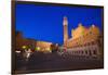 Italy, Siena. Medieval Piazza del Campo square-Jaynes Gallery-Framed Photographic Print