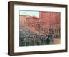 Italy, Siena Palio 1913-Walter Tyndale-Framed Art Print