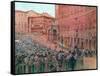 Italy, Siena Palio 1913-Walter Tyndale-Framed Stretched Canvas