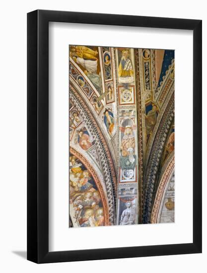 Italy, Siena, Siena Cathedral, Baptistery Apse, Fresco, Interior-Samuel Magal-Framed Photographic Print