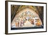 Italy, Siena, Siena Cathedral, Baptistery Apse, Fresco, Interior-Samuel Magal-Framed Photographic Print