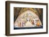 Italy, Siena, Siena Cathedral, Baptistery Apse, Fresco, Interior-Samuel Magal-Framed Photographic Print