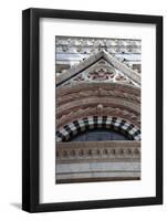 Italy, Siena, Siena Cathedral, Baptistery Facade, Gable and Tympanum-Samuel Magal-Framed Photographic Print