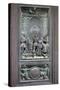 Italy, Siena, Siena Cathedral, Bronze Door Relief-Samuel Magal-Stretched Canvas