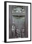 Italy, Siena, Siena Cathedral, Bronze Door Relief-Samuel Magal-Framed Photographic Print