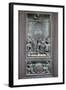 Italy, Siena, Siena Cathedral, Bronze Door Relief-Samuel Magal-Framed Photographic Print