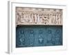 Italy, Siena, Siena Cathedral, Decorated Bronze Door and Sculptured Lintel-Samuel Magal-Framed Photographic Print