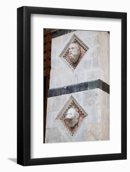 Italy, Siena, Siena Cathedral, Doorway Decorations and Ornaments-Samuel Magal-Framed Photographic Print