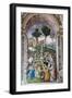 Italy, Siena, Siena Cathedral, Enea Silvio Piccolomini and Emperor Frederick III-Samuel Magal-Framed Photographic Print