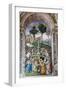 Italy, Siena, Siena Cathedral, Enea Silvio Piccolomini and Emperor Frederick III-Samuel Magal-Framed Photographic Print