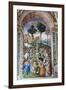 Italy, Siena, Siena Cathedral, Enea Silvio Piccolomini and Emperor Frederick III-Samuel Magal-Framed Photographic Print