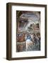 Italy, Siena, Siena Cathedral, Fresco, Aeneas Silvio Piccolomini leaves for the Council of Basel.-Samuel Magal-Framed Photographic Print