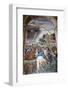 Italy, Siena, Siena Cathedral, Fresco, Aeneas Silvio Piccolomini leaves for the Council of Basel.-Samuel Magal-Framed Photographic Print