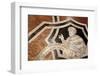 Italy, Siena, Siena Cathedral, Museum, Inlaid marble Mosaic Floor-Samuel Magal-Framed Premium Photographic Print