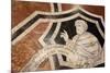 Italy, Siena, Siena Cathedral, Museum, Inlaid marble Mosaic Floor-Samuel Magal-Mounted Photographic Print
