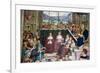 Italy, Siena, Siena Cathedral, Pius II convokes a Diet of Princes at Mantua  to proclaim a Crusade-Samuel Magal-Framed Photographic Print