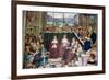 Italy, Siena, Siena Cathedral, Pius II convokes a Diet of Princes at Mantua  to proclaim a Crusade-Samuel Magal-Framed Photographic Print