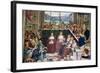 Italy, Siena, Siena Cathedral, Pius II convokes a Diet of Princes at Mantua  to proclaim a Crusade-Samuel Magal-Framed Photographic Print