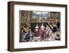 Italy, Siena, Siena Cathedral, Pius II convokes a Diet of Princes at Mantua  to proclaim a Crusade-Samuel Magal-Framed Photographic Print