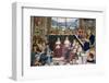 Italy, Siena, Siena Cathedral, Pius II convokes a Diet of Princes at Mantua  to proclaim a Crusade-Samuel Magal-Framed Photographic Print