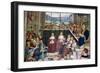 Italy, Siena, Siena Cathedral, Pius II convokes a Diet of Princes at Mantua  to proclaim a Crusade-Samuel Magal-Framed Photographic Print