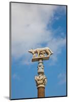 Italy, Siena, Siena Cathedral, Statue of Romulus and Remus-Samuel Magal-Mounted Photographic Print